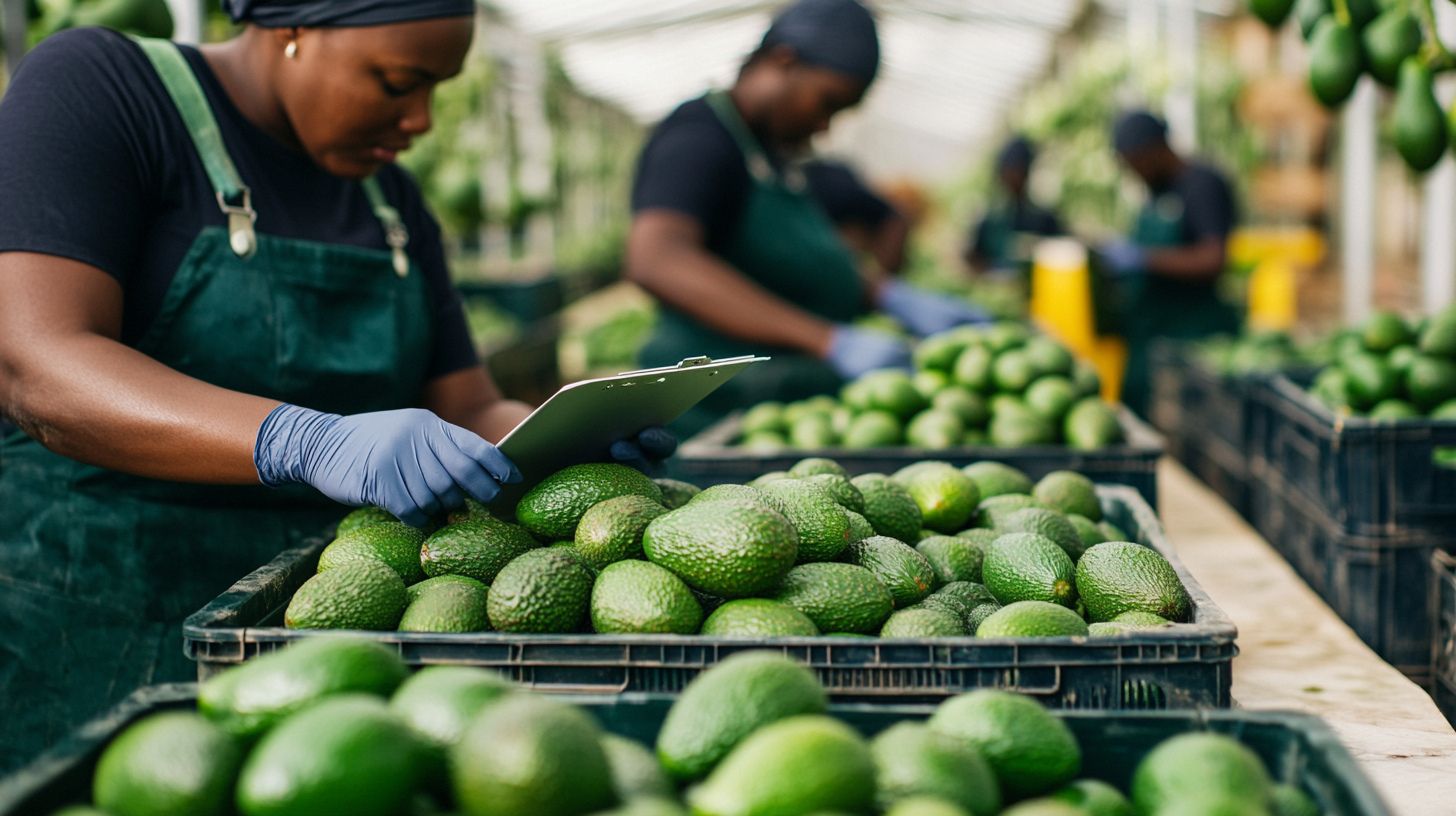 Quality inspection at Chepkorio