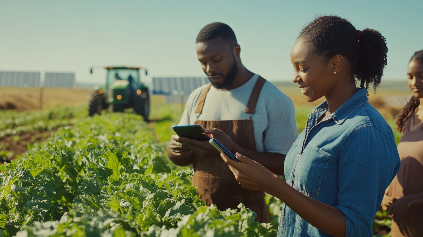 Farmers in the field